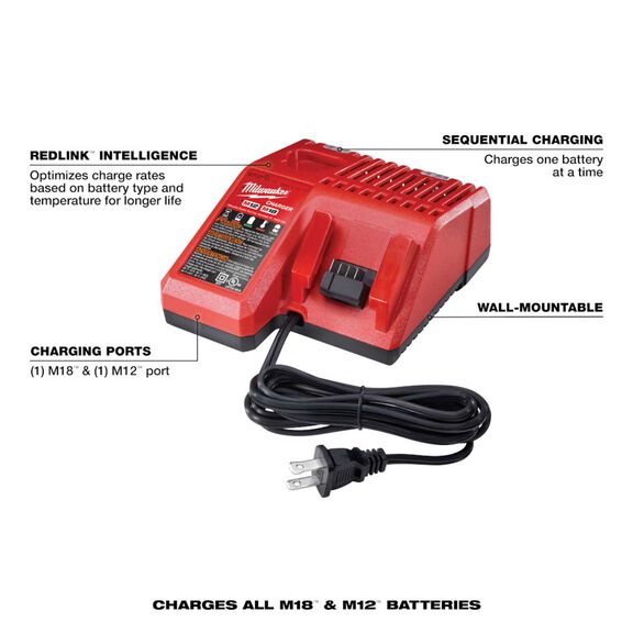 M18&trade; & M12&trade; Multi-Voltage Charger image number 1