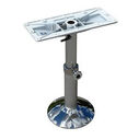 14 7/32" - 26 13/16" Adjustable Height Fixed Pedestal Table Column image number 0