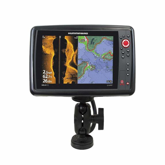 PowerPod with RAM Mount Pre-Cut for Humminbird HELIX 12 (Carbon Series) image number 1