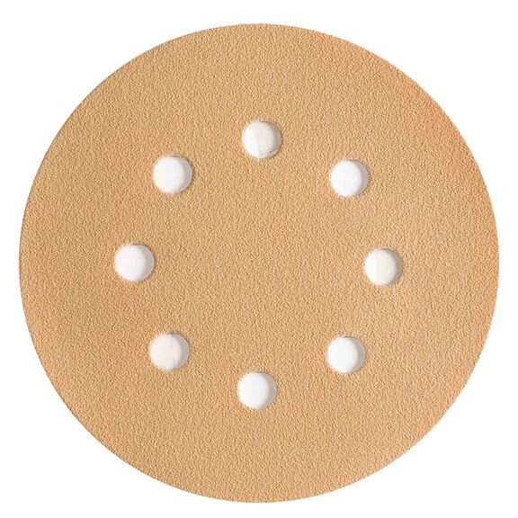Gold Grip Sanding Disc, 8 Hole, 220 Grit image number 0