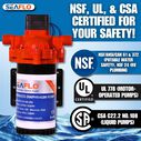 SEAFLO 33W Series 12V 3.0 GPM 45 PSI Brushless Diaphragm Water Pump image number 2