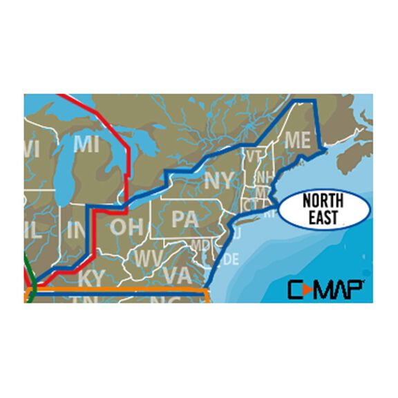 North East U.S. C-MAP Lake Insight HD microSD/SD Card image number 0