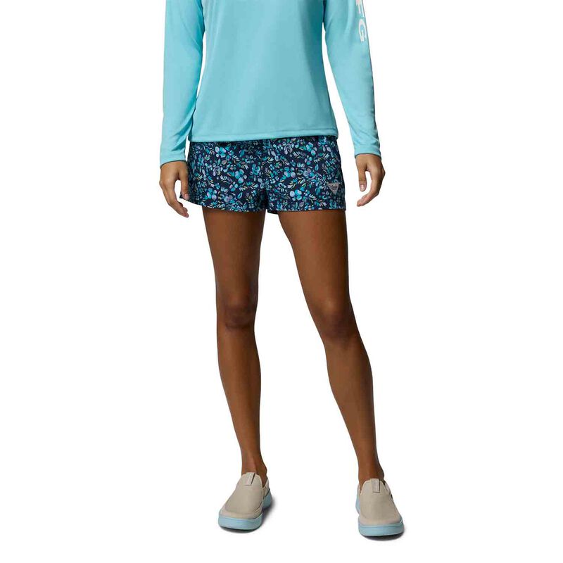 Columbia Women's Rugged Water Printed Shorts, in Nocturnal Kona Kraze, Size XL | by West Marine