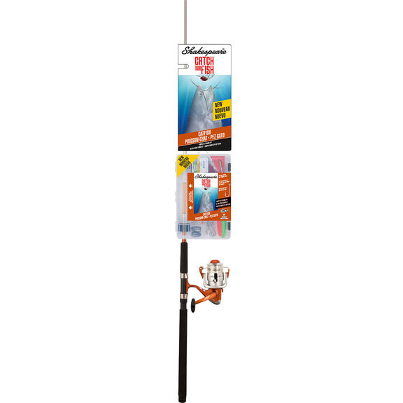 7' Catch More Fish Catfish Spinning Combo image number 0