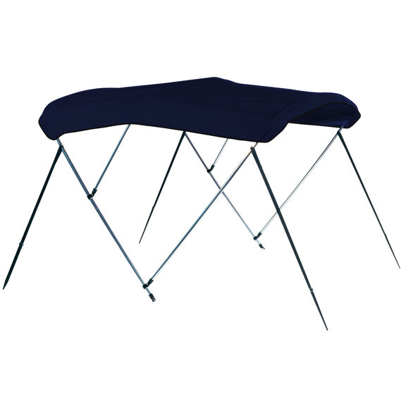 3-Bow Round Tube Bimini Complete Top Kit, 72" L x 46" T&nbsp;, Fits Between 67 & 72" Width image number 0