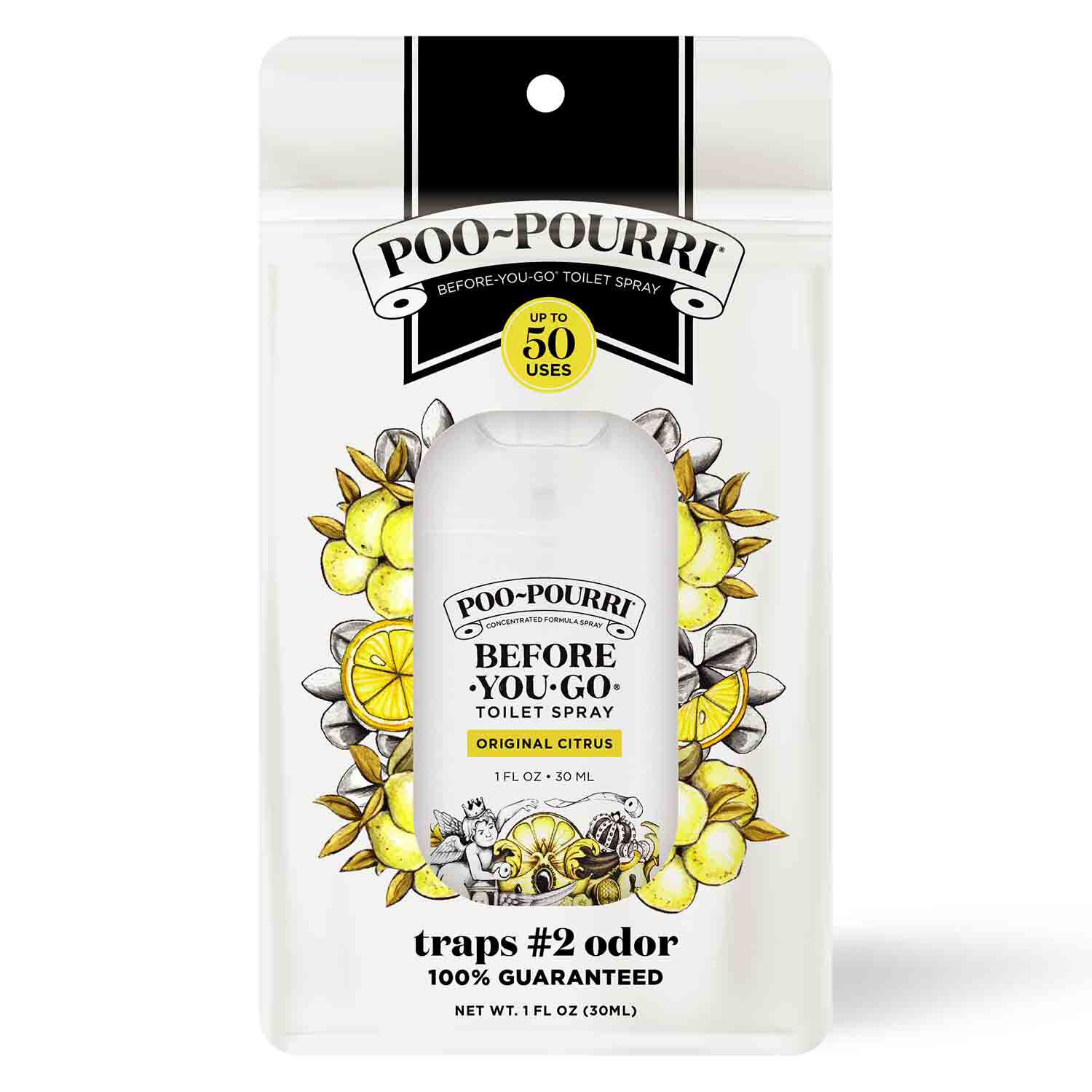POO-POURRI Original Citrus Pocket Sprayer, 1oz.