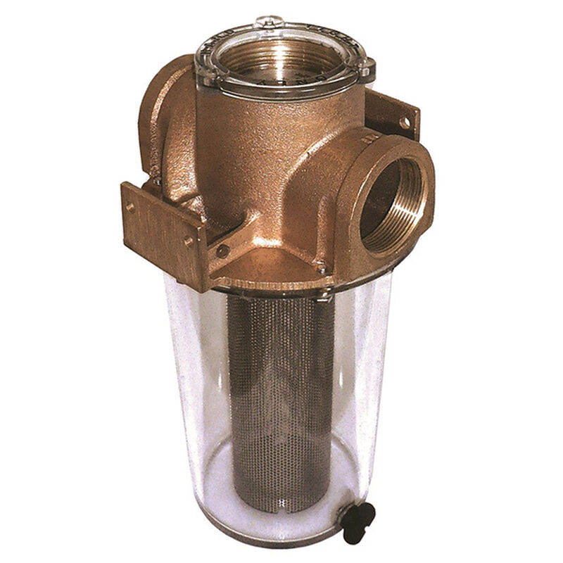 3/4" Raw Water Strainer with #304 Stainless Steel Basket image number 0