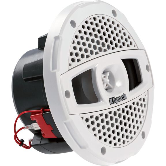 KMS700AW 7.0" Marine Coaxial Speakers with White Colored Grilles image number 4