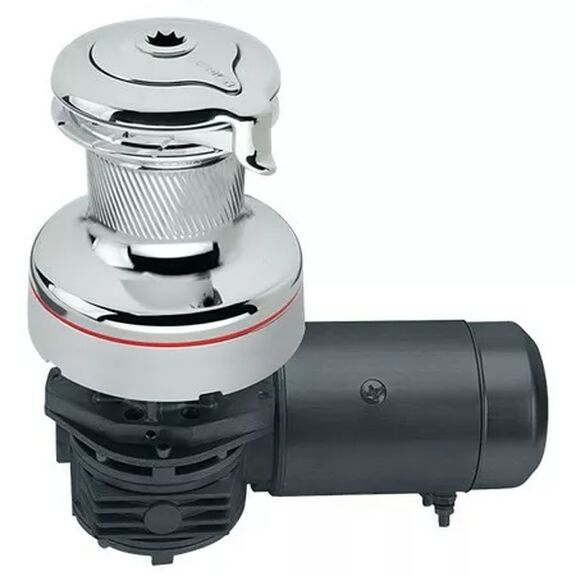 46 Electric Self-Tailing Radial All-Chrome Winch &mdash; 2 Speed image number 0