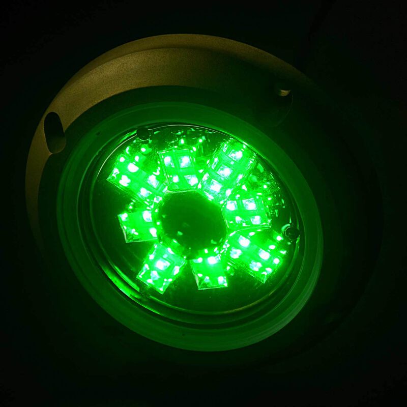Round 12 LED Underwater Light with Bronze Housing, RGBW image number 3