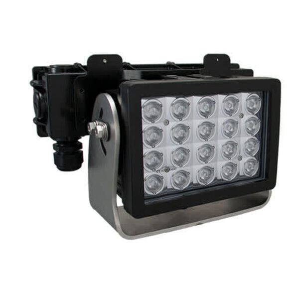 Imtra Offshore 20-LED Marine Deck Light - 110-277VAC, 140W, 60&deg;, Black Finish, IP68/69K image number 0