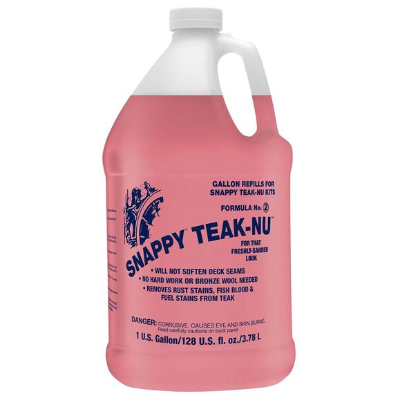 Snappy Teak-Nu Two-Step Teak Cleaning, Part Two, Neutralizer, Gallon image number 0
