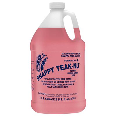 Snappy Teak-Nu Two-Step Teak Cleaning, Part Two, Neutralizer, Gallon