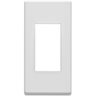 Vimar Eikon Total Look 22666.01 6-Module Cover Plate, Arctic White