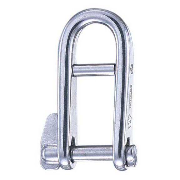 High-Resistance Stainless Steel Key Pin Shackle with Bar 3/16" image number 0