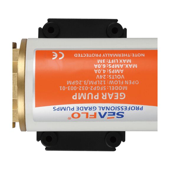 SEAFLO 24V Self-Priming Gear Pump, 3.2 GPM for Diesel, Oil, Lubricants, Fuel Scavenge & Machinery Transfer image number 1