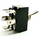 Chrome Plated Toggle Switch, On/Off/(On), DPDT image number 1