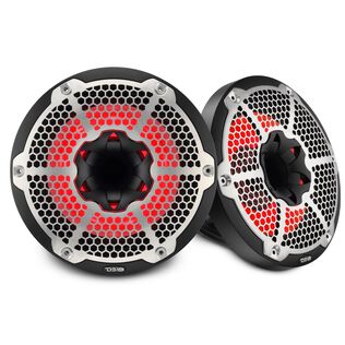 10&rdquo; Marine 2-Way Hybrid Speaker with RGB LED, Compression Driver and Neodymium Magnet, 450W RMS 4-Ohm, Matte Black