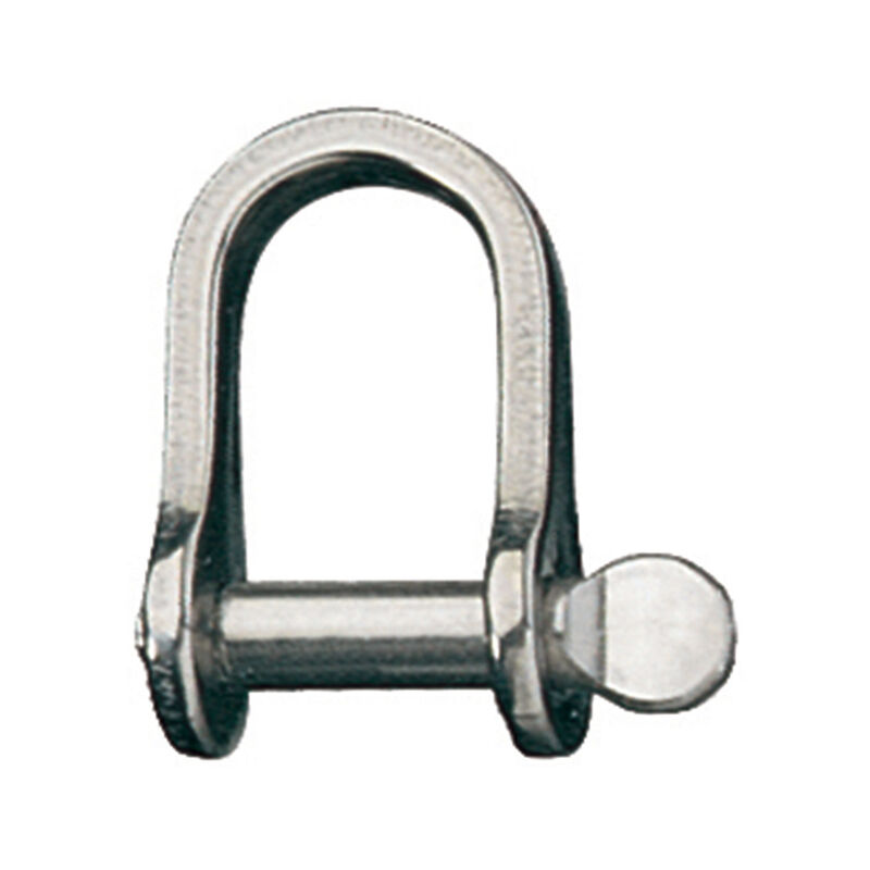 Stainless Steel Loose Pin "D" Shackle with 1/4" Pin, 7/8" IW image number 0