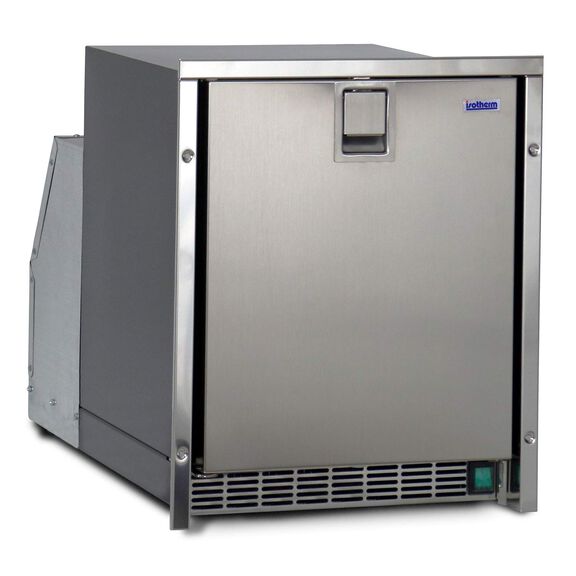Low Profile Crescent White Ice Maker, Stainless Steel Door, 115V image number 0