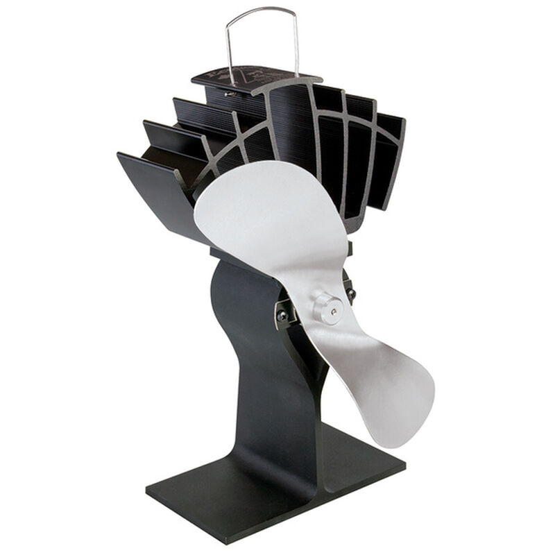Ecofan UltrAir Heat Powered Stove Fan, 125cfm, Black/Nickel image number 0
