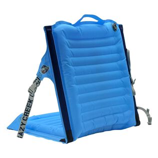 Crazy Creek Inflatable AirCliner Original Chair for Camping, Backpacking, Beaches, Comfort on All Terrains, Adjustable Straps, Compact Design, Dual Purpose, Chair and Pad in one, Big Sky Blue