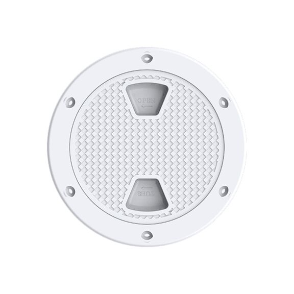 SEAFLO 6" Marine Round Non-Slip Inspection Hatch with Detachable Cover, White image number 0