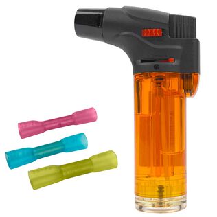 Heat Shrink Connector Kit with Butane Torch, 26 Piece