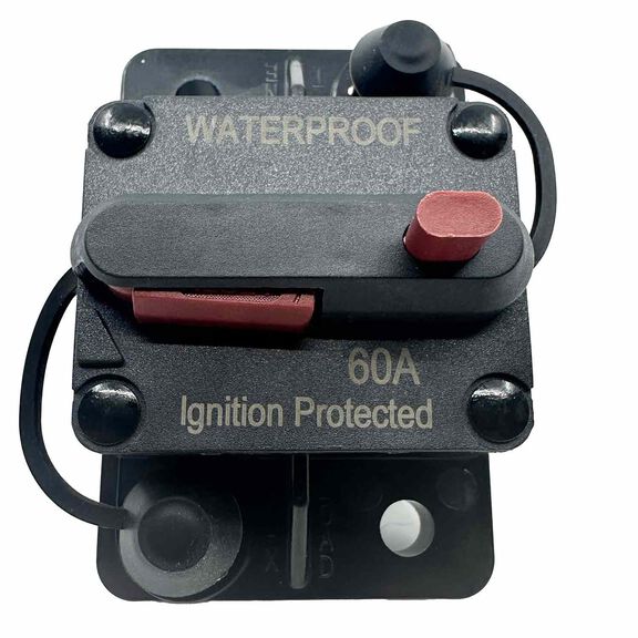 Resettable Circuit Breaker, 60 Amp, Waterproof image number 1