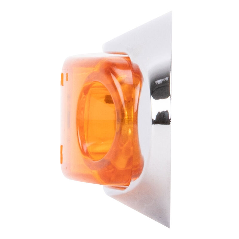 HOPKINS MANUFACTURING 2" LED Oblong Clearance/Side Marker Light, Amber