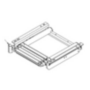GG Schmitt & Sons 4-Step Undermount Telescoping Stainless Steel Ladder