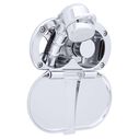 Aidack Transom Shower Hot/Cold Mixer, Chrome Cup & Lid, Small Chrome Sprayer, 6' Stainless Steel Hose, Chrome Aidack Handle image number 0