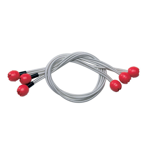 24"L Sail Tie with Red Ball Ends image number 0