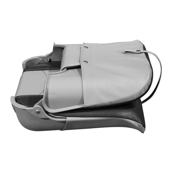 3309-860 Pro Angler Tour Series Fold Down Boat Seat, Charcoal / Marble / Black image number 5