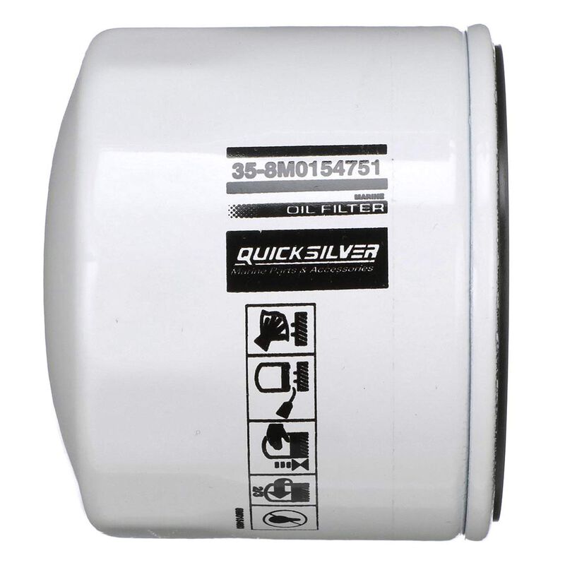 Quicksilver 8M0154751 Oil Filter for Various Marine Engines | by West Marine