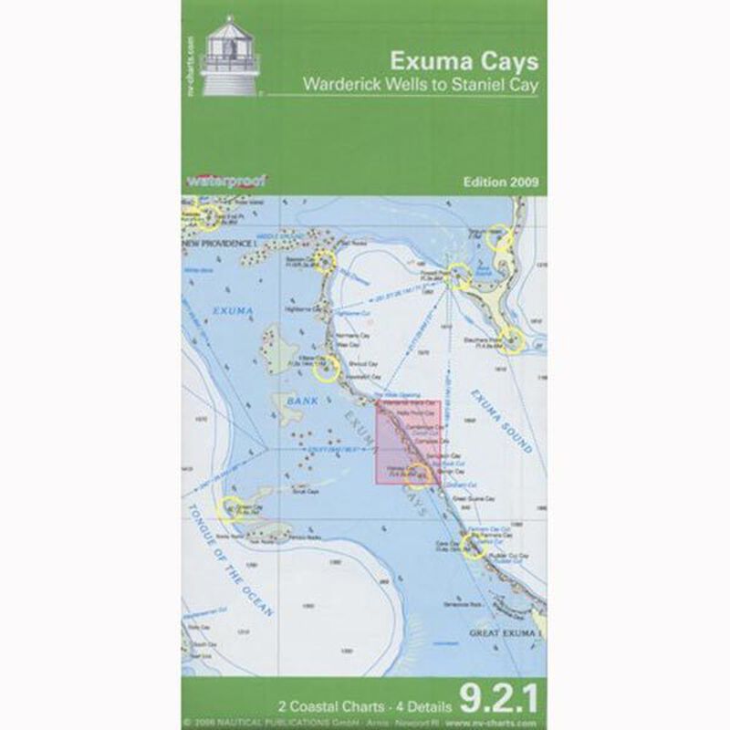 NAUTICAL PUBLICATIONS, LLC Exuma Cays Chart West Marine