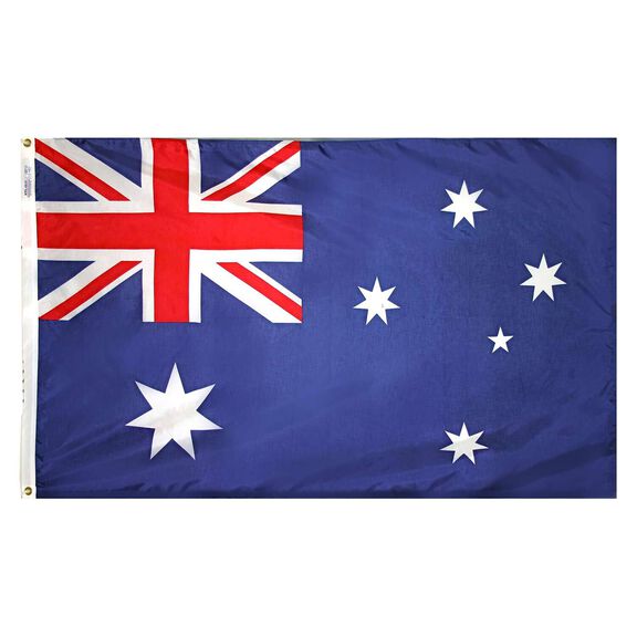12" x 18" Australia Courtesy Flag image number 0