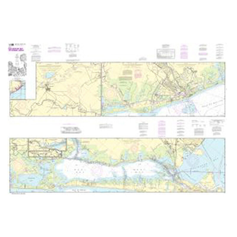 NOAA Nautical Chart 11322 Intracoastal Waterway Galveston Bay to Cedar Lakes image number 0