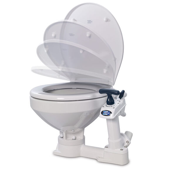 Twist N Lock Manual Toilet, Slow Close Lid image number 2