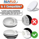 SEAFLO Soft-Close RV Toilet Replacement Seat and Cover White image number 5