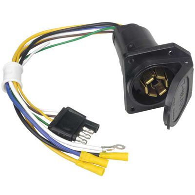 Trailer Light Connector - 7-Pin Heavy Duty Trailer Socket