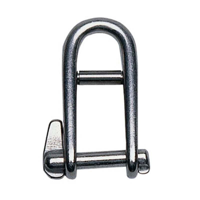 1/4" Stainless Steel Keypin with Bar Shackle image number 0