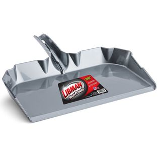 18" Poly Dustpan, Gray