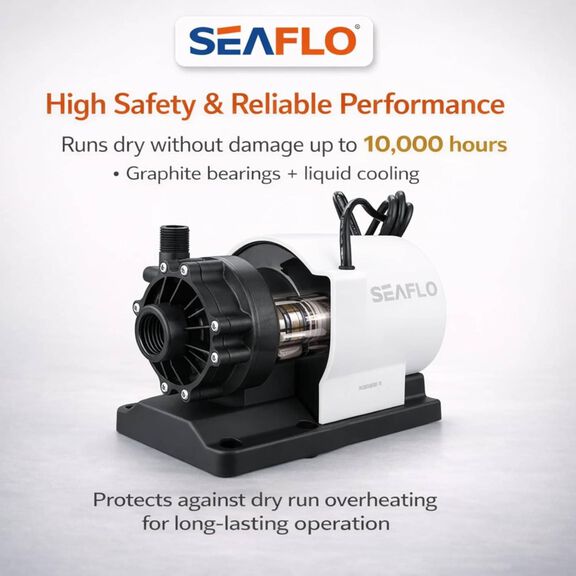 SEAFLO 1000 GPH 230V Marine AC Circulation Pump image number 6