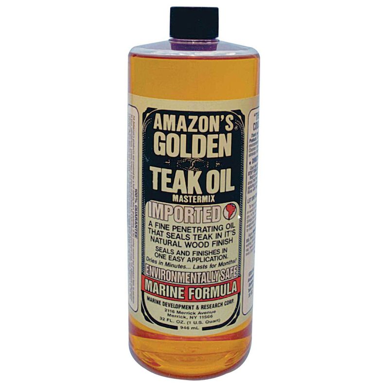 AMAZON Golden Teak Oil, Quart West Marine