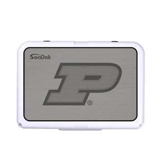 SeaDek Cooler Pad - Collegiate Collection - Fits RTIC 20 - Storm Gray / Black, Purdue University