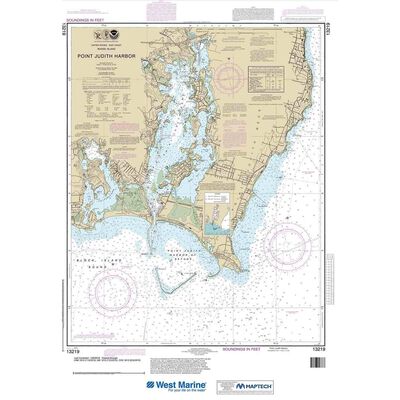 Maptech® NOAA Recreational Waterproof Chart-Point Judith Harbor, 13219