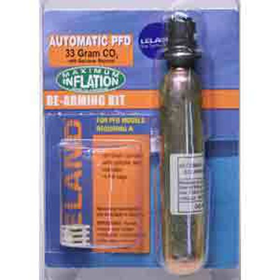 Inflatable Life Jacket Rearming Kit, Automatic, 33 g., 1/2" Bayonet image number 0