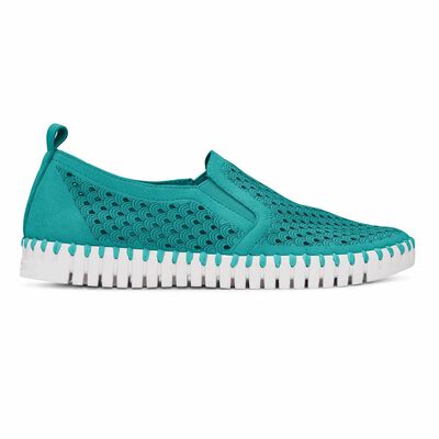 Women's Tulip Perferated Slip-On Sneakers
