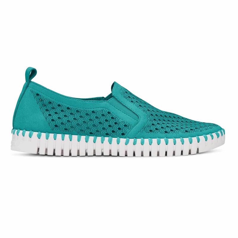 Women's Tulip Perferated Slip-On Sneakers image number 0